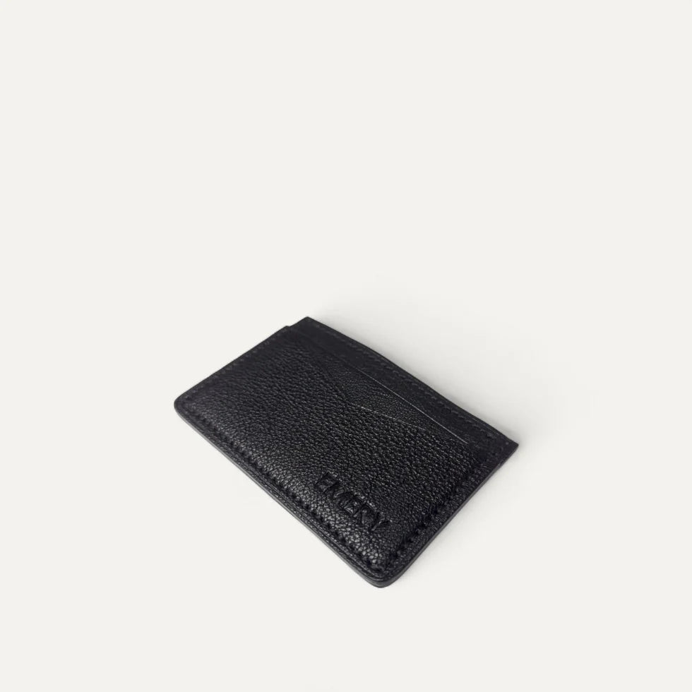 Card Case In Chèvre Leather Black