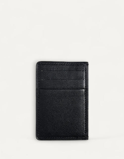 Load image into Gallery viewer, Card Case In Chèvre Leather Black

