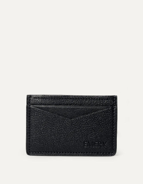 Load image into Gallery viewer, Card Case In Chèvre Leather Black
