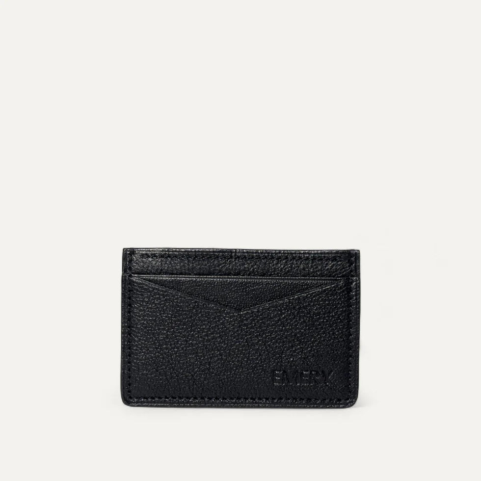 Card Case In Chèvre Leather Black