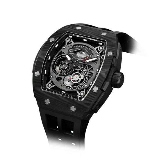 Elemental Series-Carbon Fiber Automatic Watch TB8210CF Cool Black