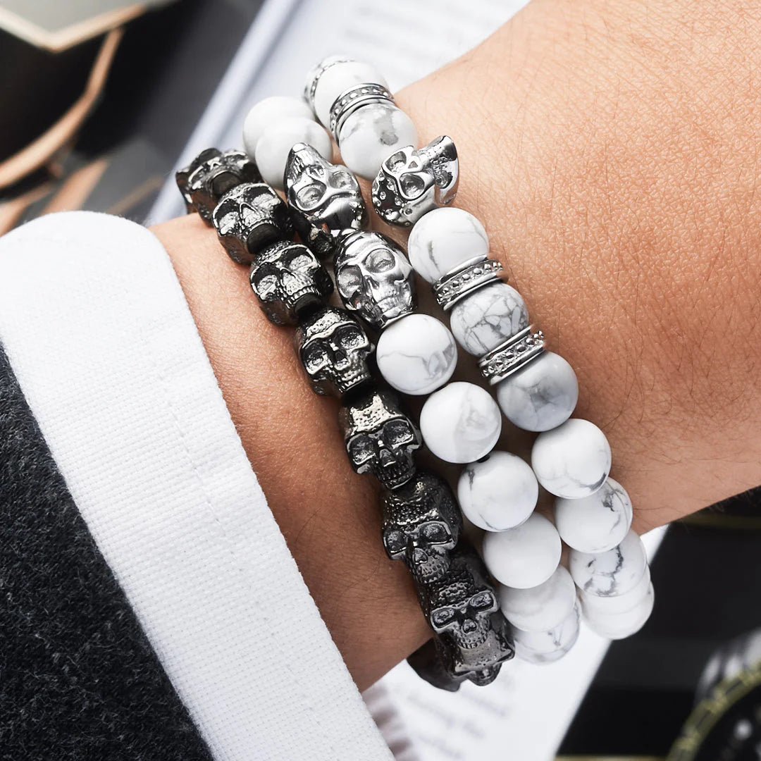 Skulls for Her | Stealth - All Skulls Bracelet