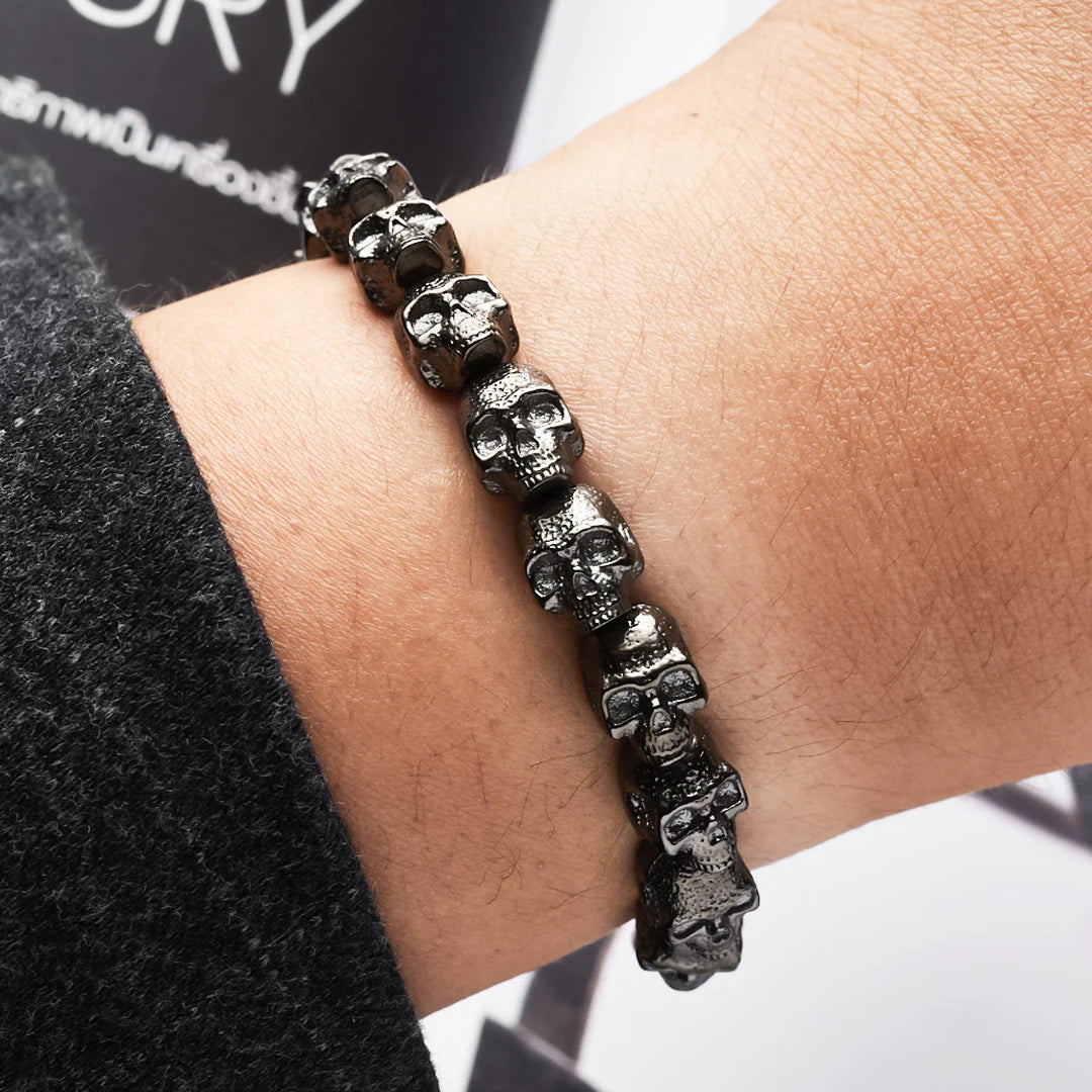 Skulls for Her | Stealth - All Skulls Bracelet