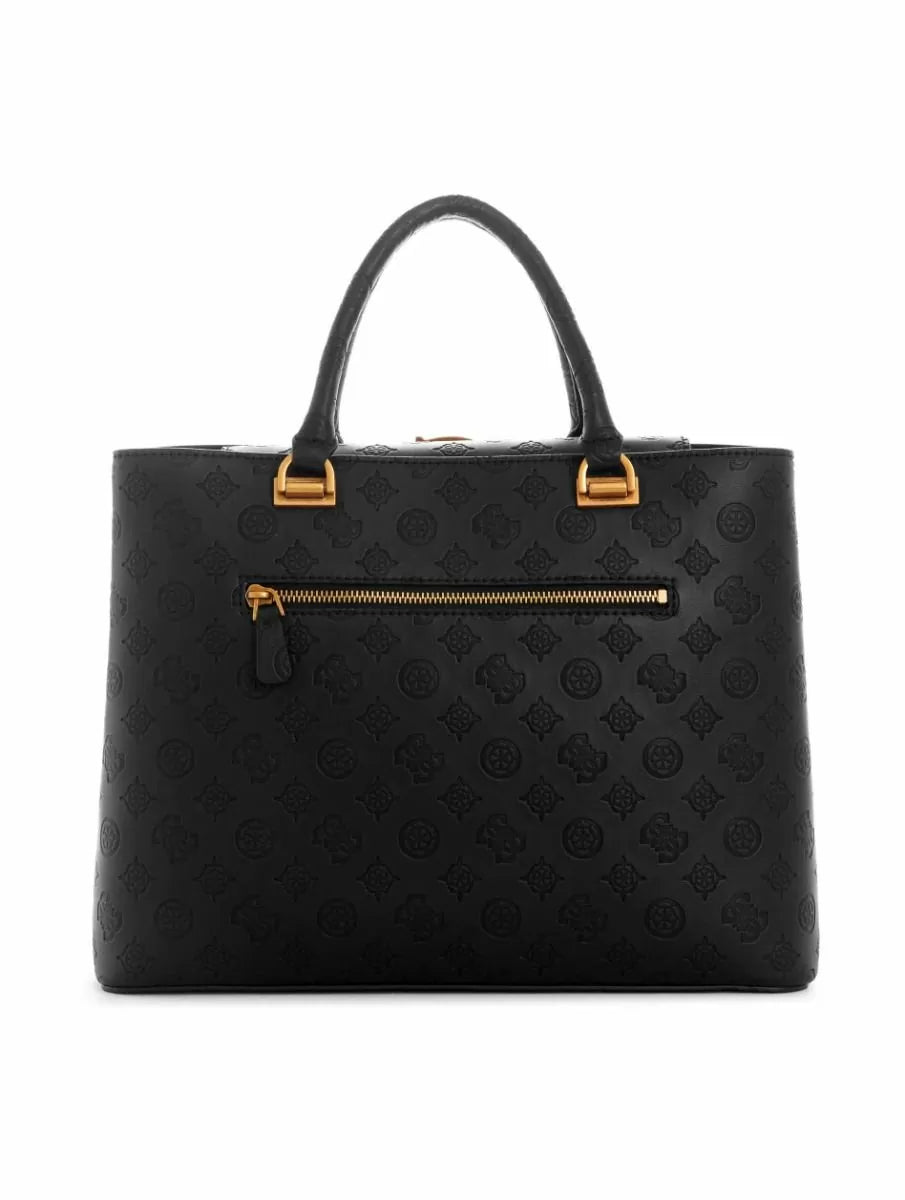 Guess Women G Vibe Carryall Black Handbag