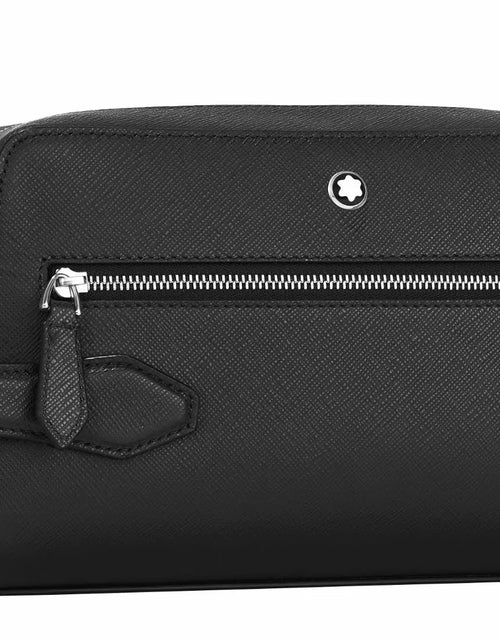 تحميل الصورة إلى عارض المعرض، Montblanc Sartorial wash bag black leather
