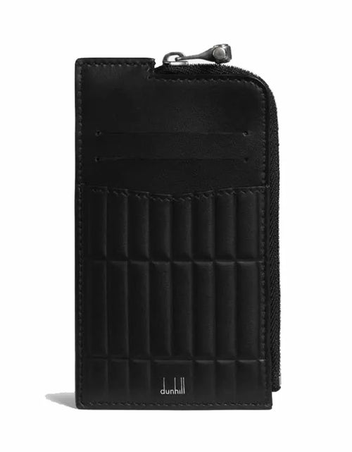 تحميل الصورة إلى عارض المعرض، Dunhill Rollagas Zip Card Case Black
