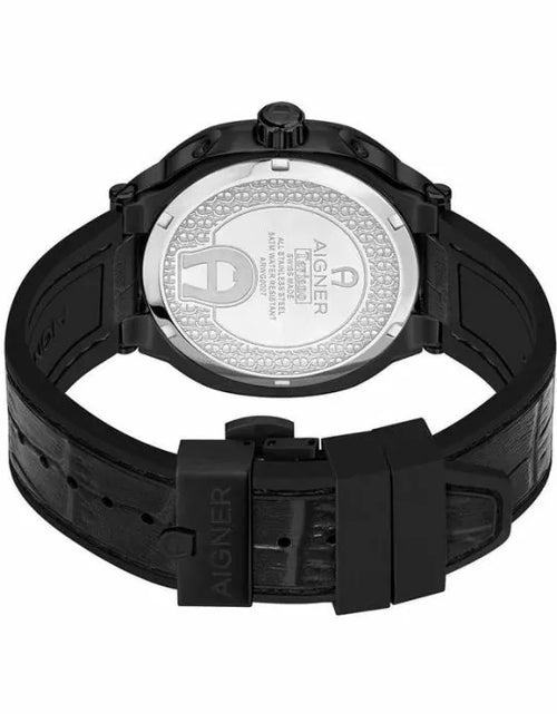 Load image into Gallery viewer, Aigner Taviano Gents Black Watch ,Pen, Cufflink 3Pcs Set
