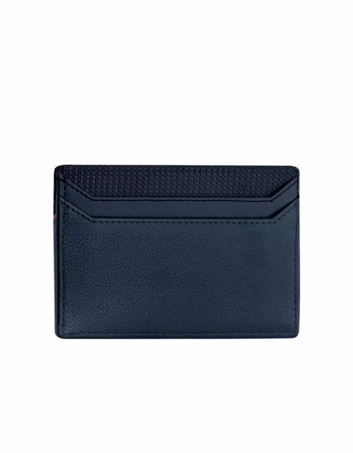 تحميل الصورة إلى عارض المعرض، Ducati ELEGANTE card holder for men 6cc blue leather
