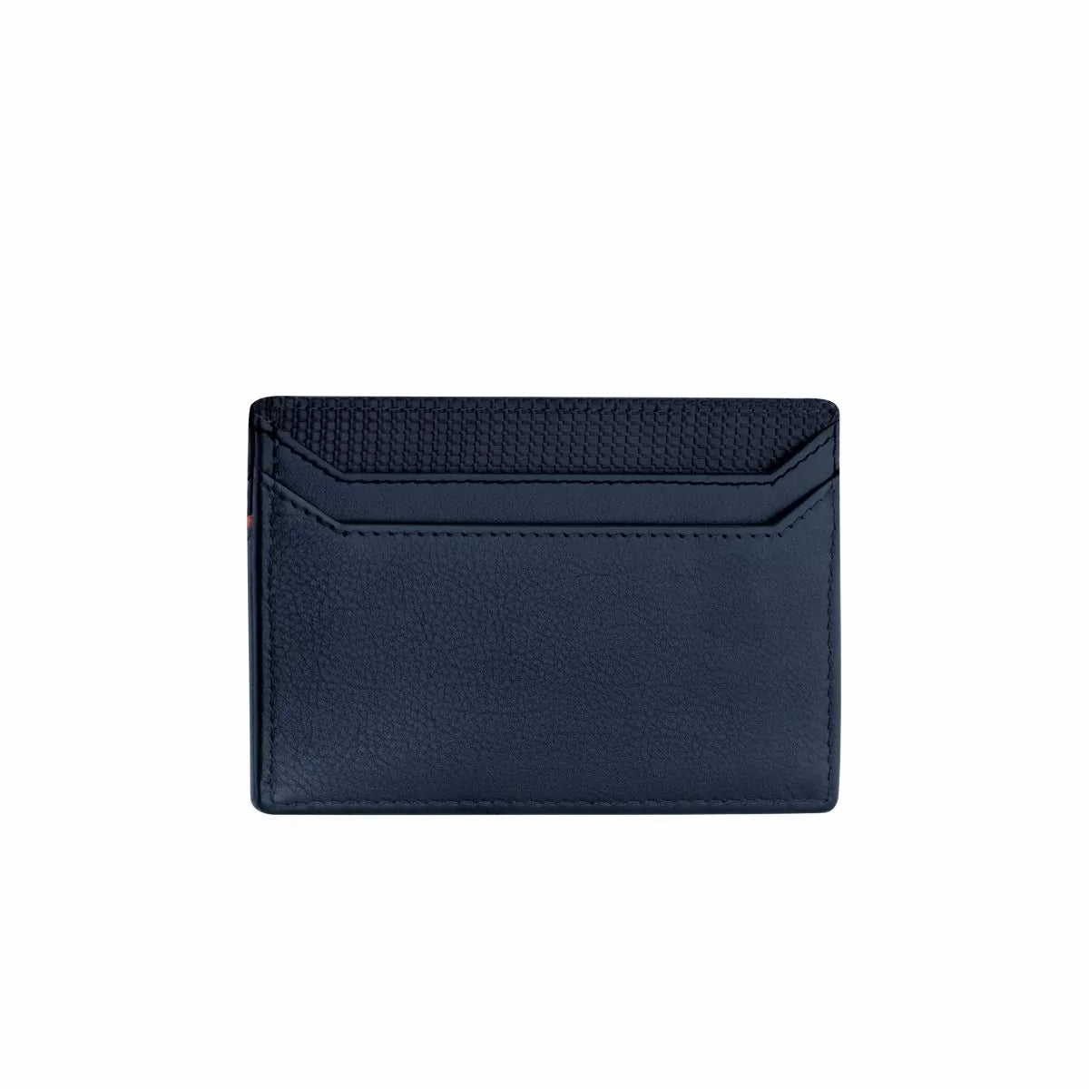 Ducati ELEGANTE card holder for men 6cc blue leather