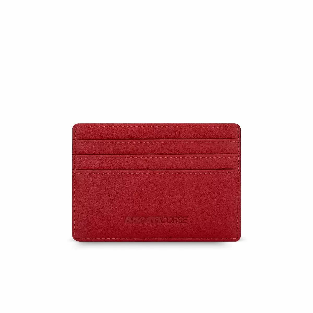 Ducati LINEA card holder 2cc with red leather