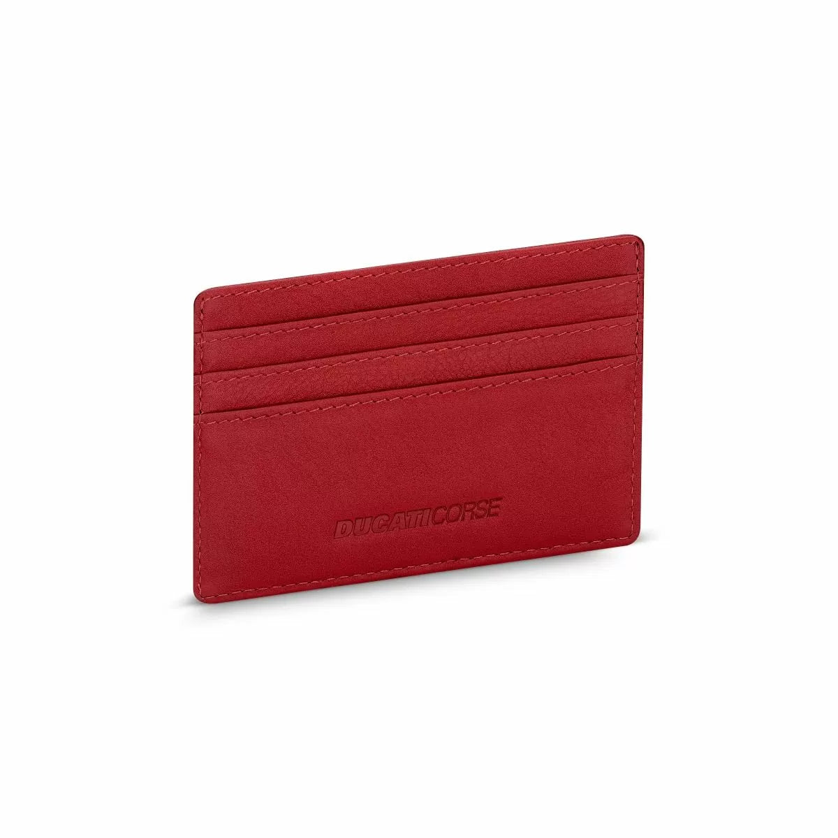 Ducati LINEA card holder 2cc with red leather