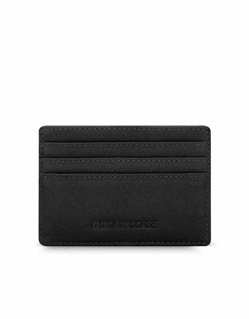 تحميل الصورة إلى عارض المعرض، Ducati LINEA card holder 2cc with black leather
