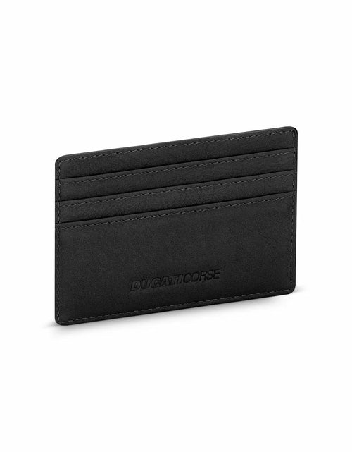 تحميل الصورة إلى عارض المعرض، Ducati LINEA card holder 2cc with black leather
