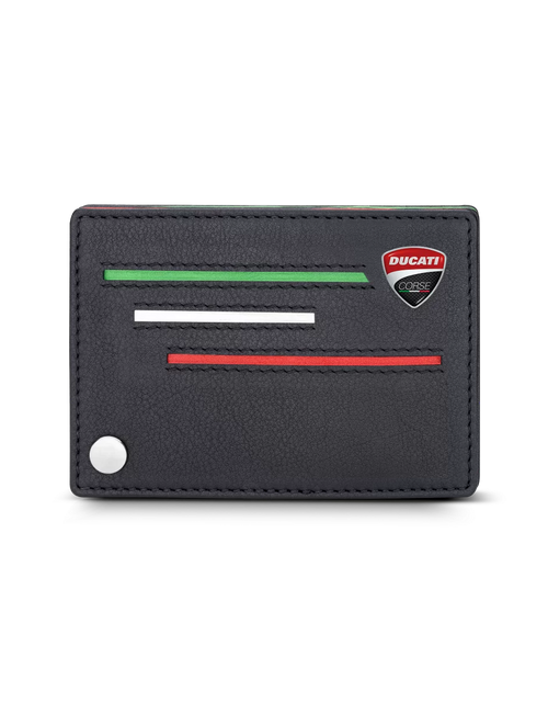 تحميل الصورة إلى عارض المعرض، Ducati SCUDETTO card holder 2cc with black leather
