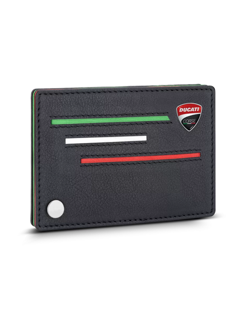 تحميل الصورة إلى عارض المعرض، Ducati SCUDETTO card holder 2cc with black leather
