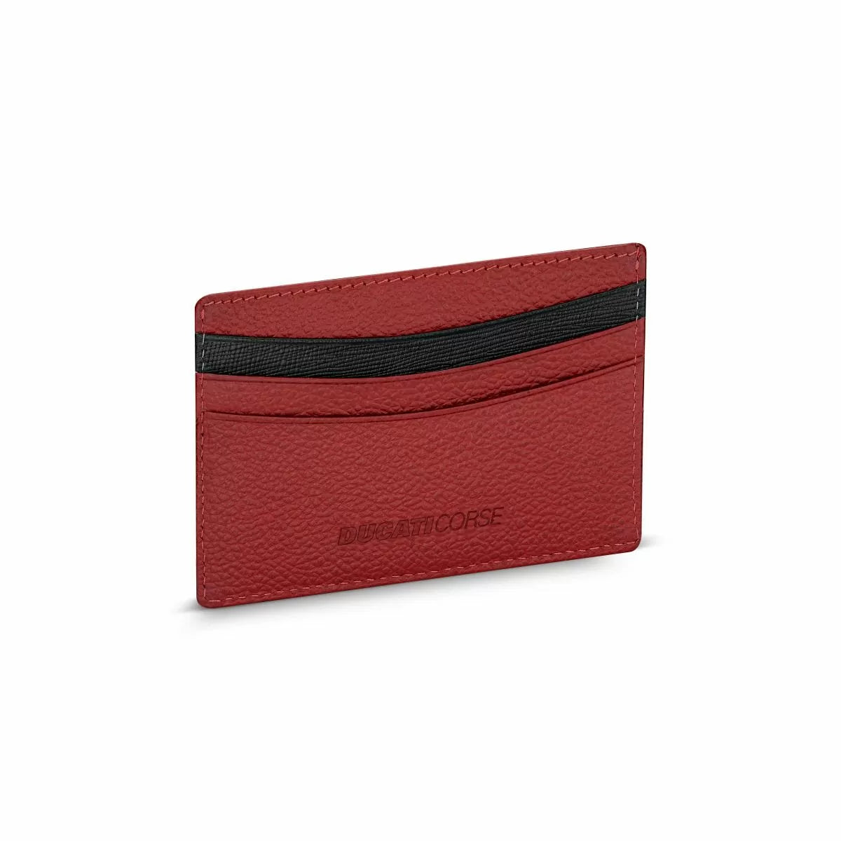 Ducati TRIONFO LEA card holder 4cc with red leather