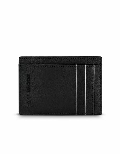 تحميل الصورة إلى عارض المعرض، Ducati STILE card holder 2cc with black leather
