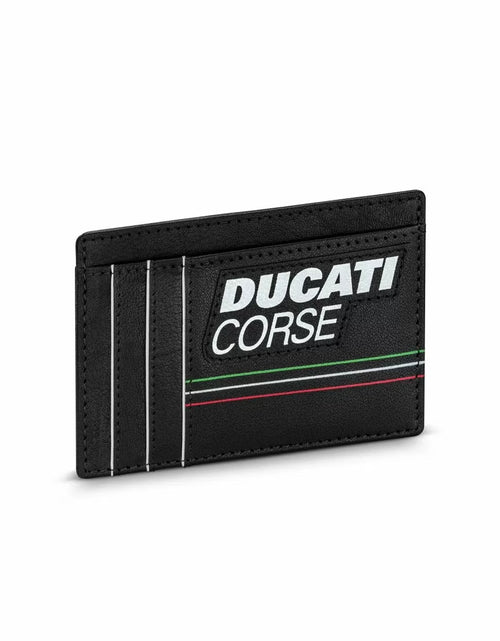 تحميل الصورة إلى عارض المعرض، Ducati STILE card holder 2cc with black leather
