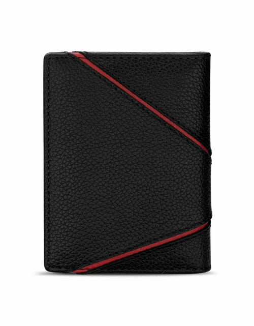 تحميل الصورة إلى عارض المعرض، Ducati VITTORIA card holder 6cc with black , Red leather
