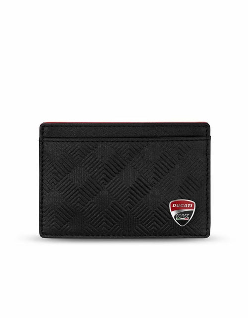 تحميل الصورة إلى عارض المعرض، Ducati TECTONIC card holder for men 6cc black leather
