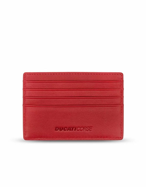 تحميل الصورة إلى عارض المعرض، Ducati TECTONIC card holder for men 6cc black leather
