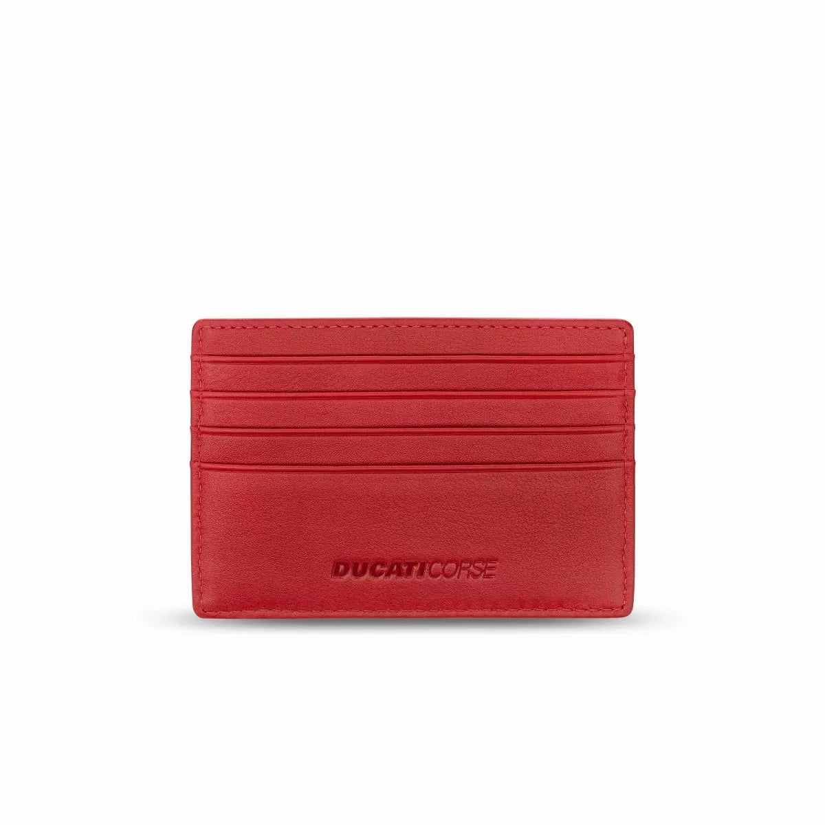 Ducati TECTONIC card holder for men 6cc black leather