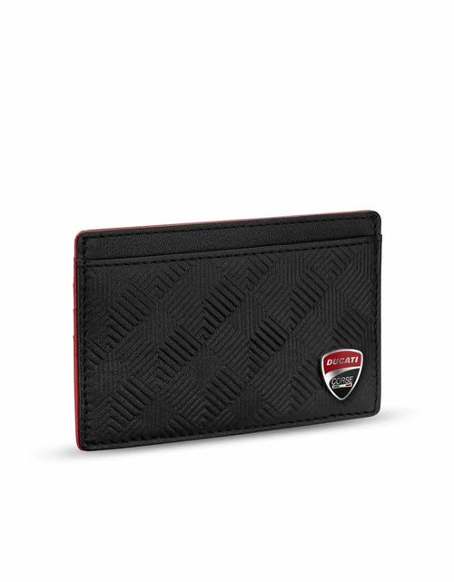 تحميل الصورة إلى عارض المعرض، Ducati TECTONIC card holder for men 6cc black leather
