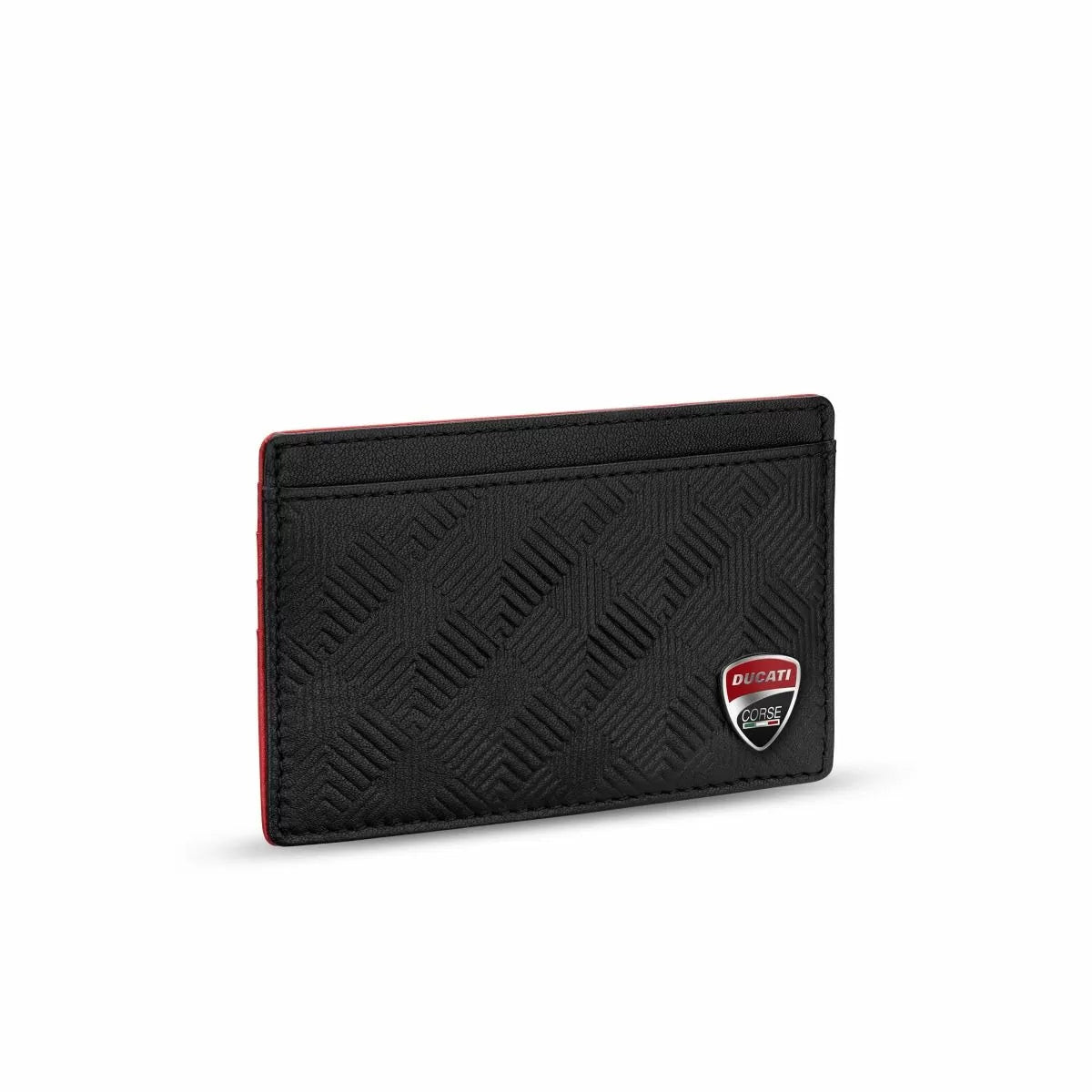 Ducati TECTONIC card holder for men 6cc black leather