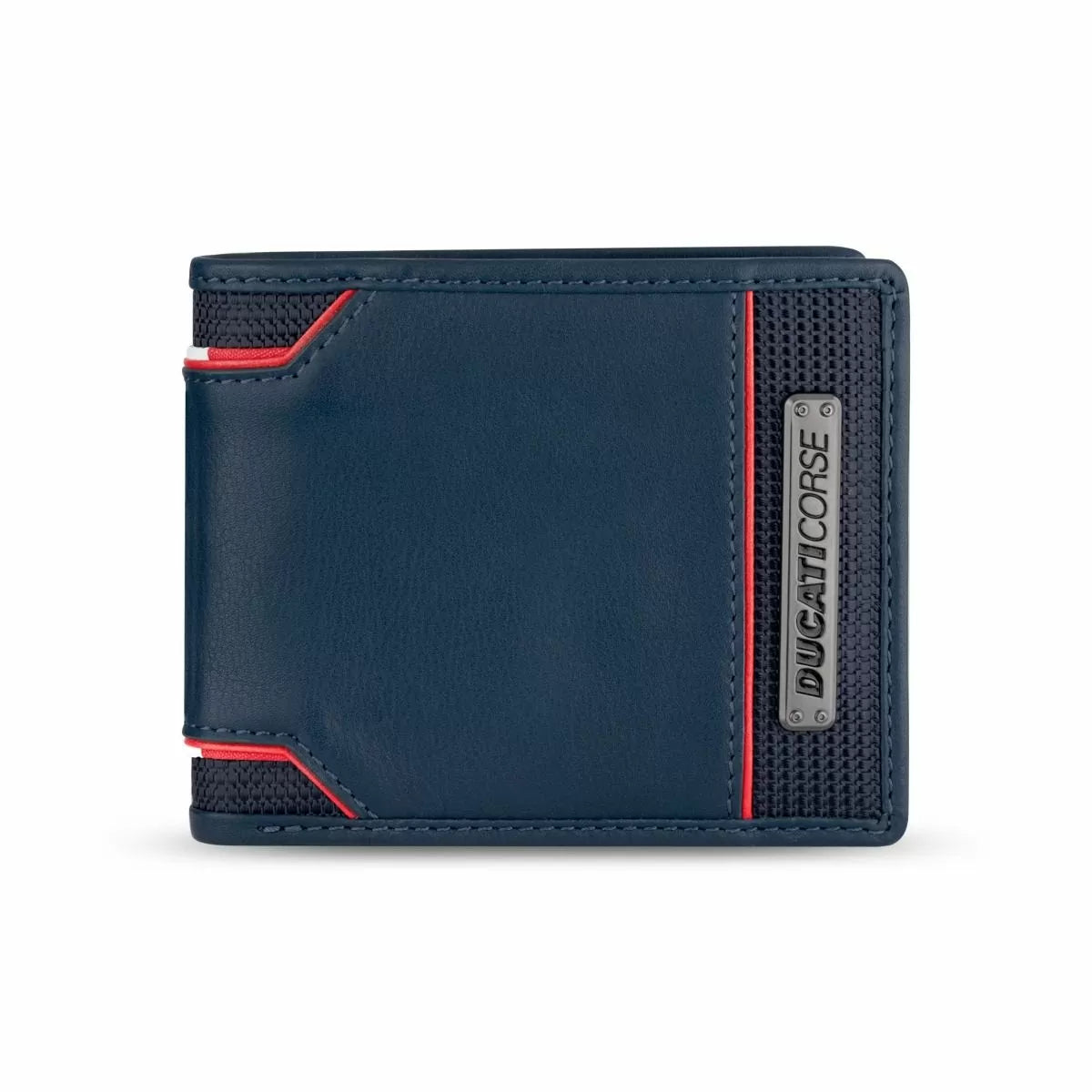 Ducati ELEGANTE wallet for men 6cc blue leather