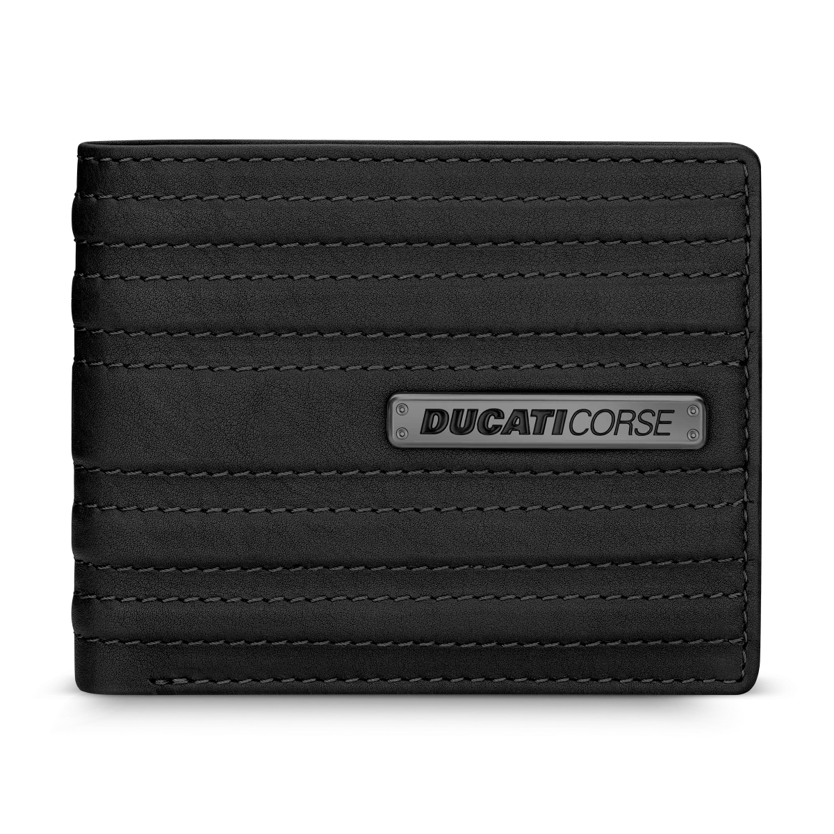 Ducati LINEA men wallet 8cc with black leather