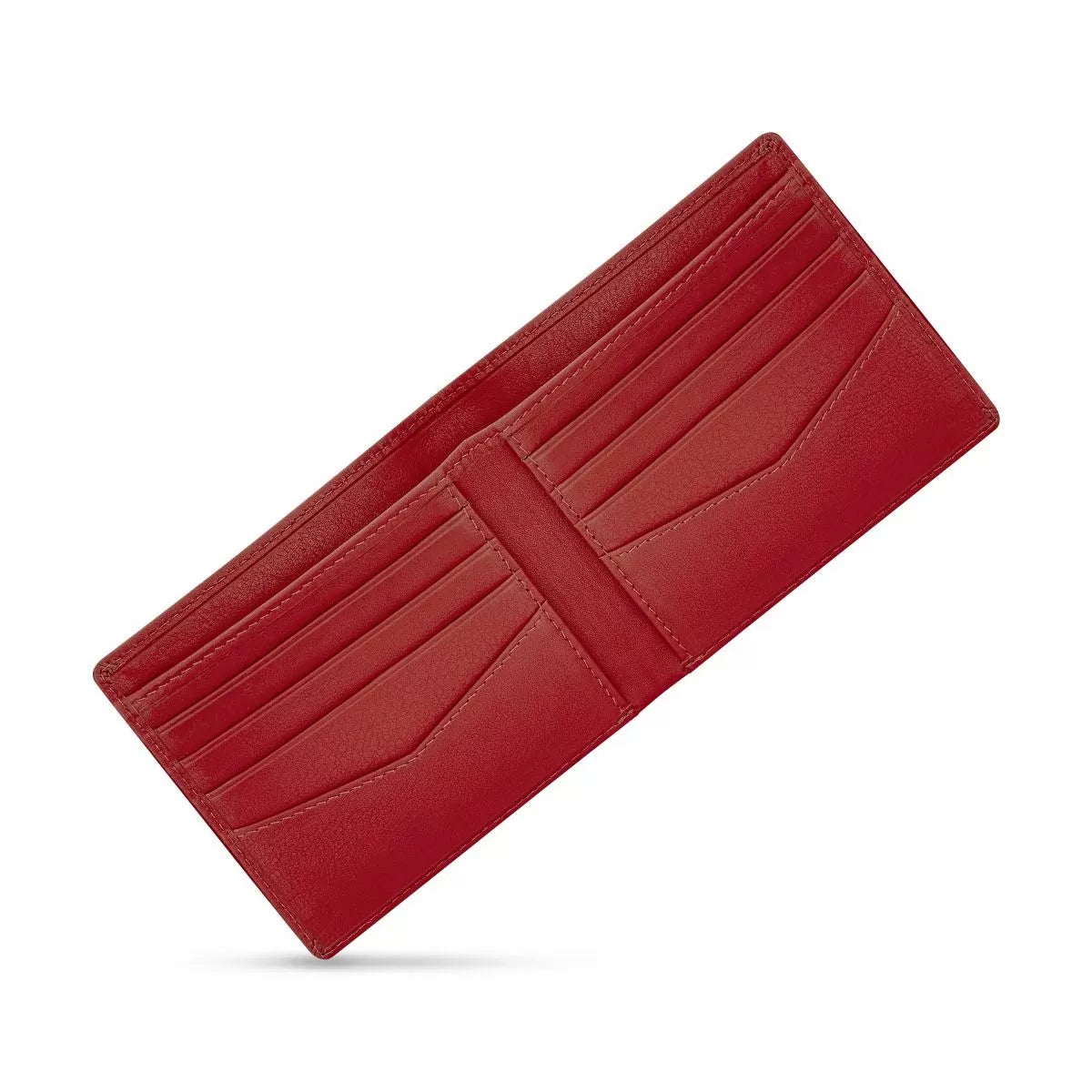 Ducati LINEA men wallet 8cc with red leather