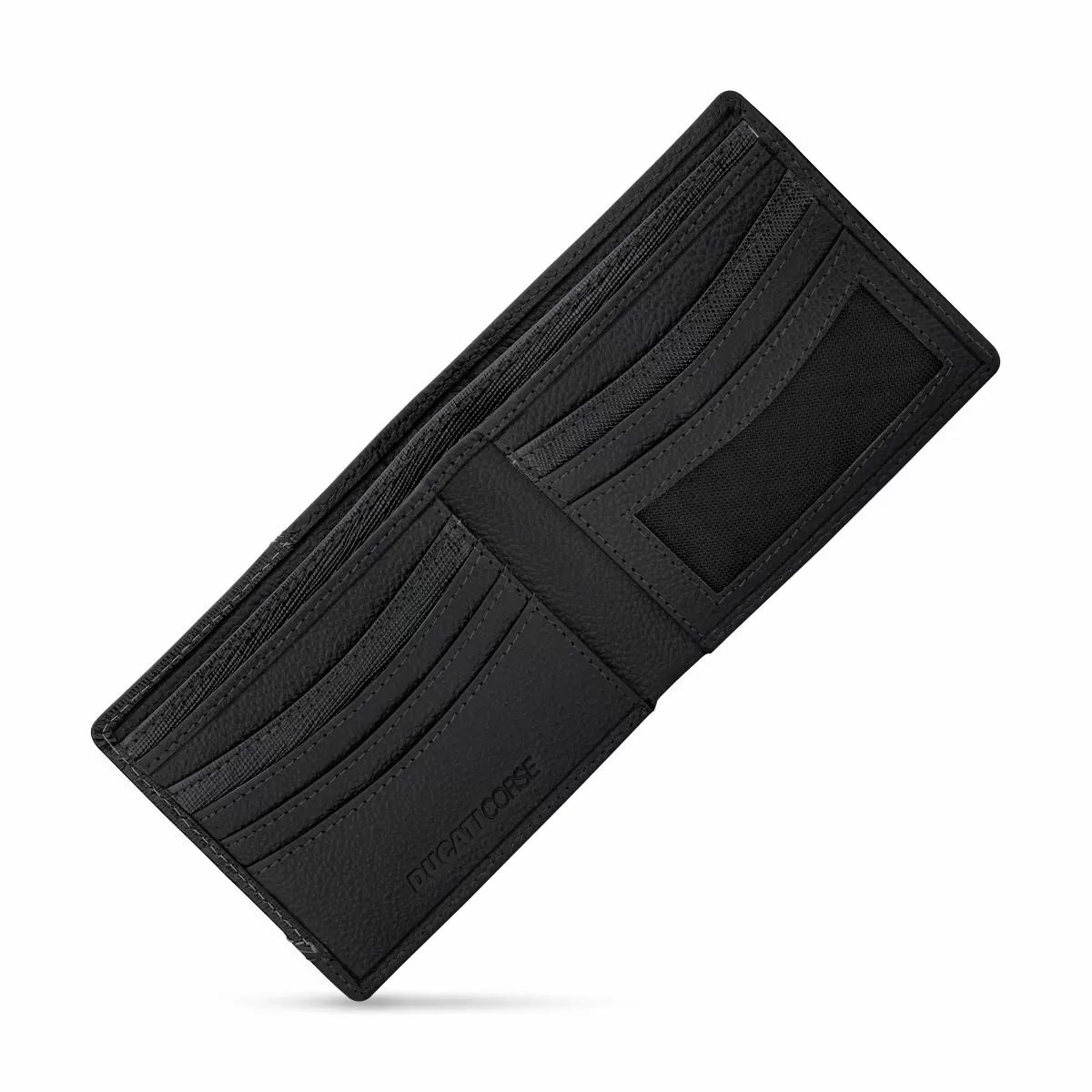 Ducati TRIONFO LEA men wallet 8cc with black leather