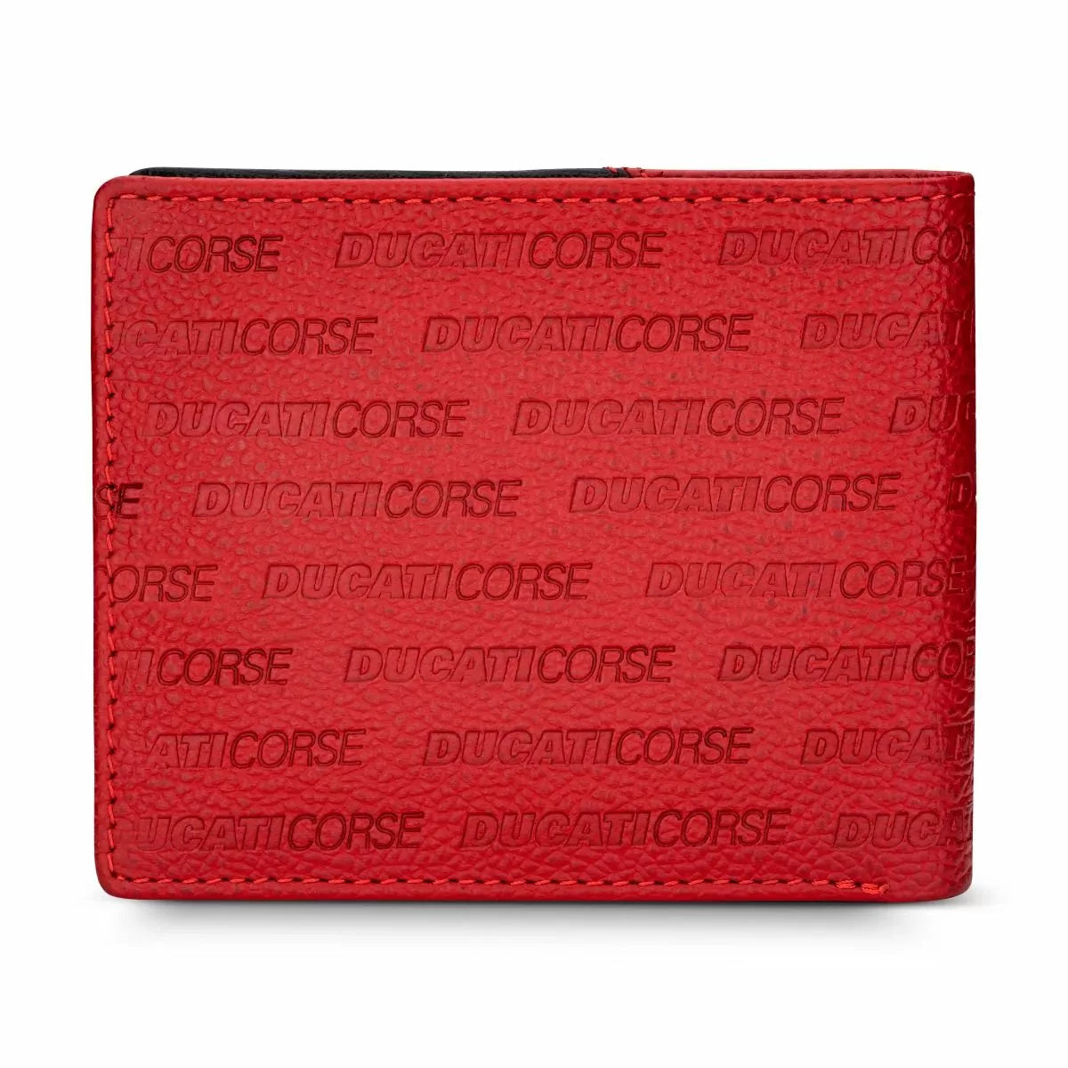 Ducati TRIONFO LEA men wallet 8cc with red leather