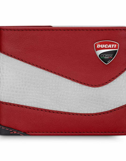 تحميل الصورة إلى عارض المعرض، Ducati FORMA men wallet 8cc with multicolor leather
