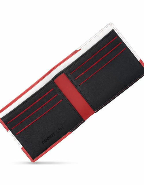 تحميل الصورة إلى عارض المعرض، Ducati FORMA men wallet 8cc with multicolor leather
