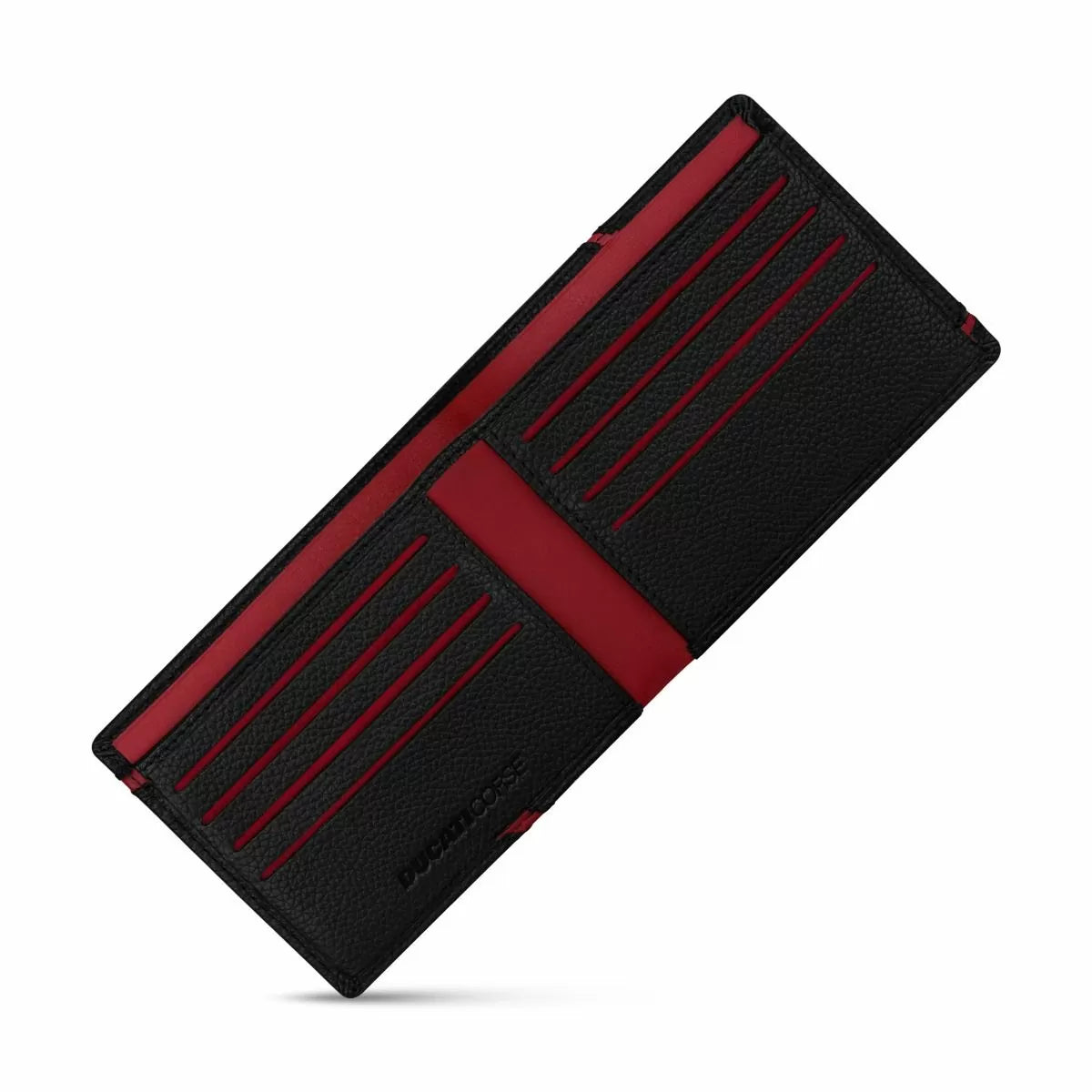 Ducati VITTORIA men wallet 8cc with black leather