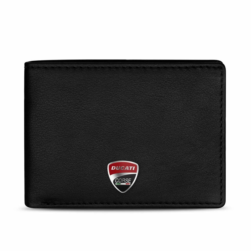 Ducati LUCCA wallet for men 8cc black leather