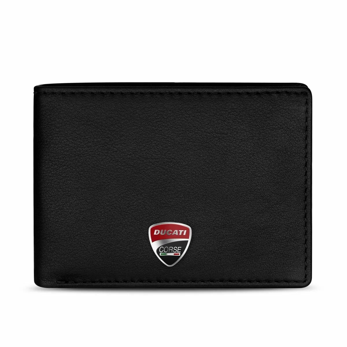 Ducati LUCCA wallet for men 8cc black leather