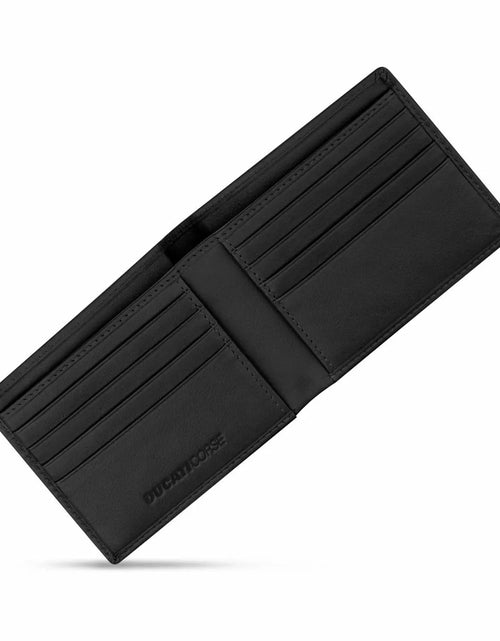 تحميل الصورة إلى عارض المعرض، Ducati NASTRO wallet for men 8cc black leather
