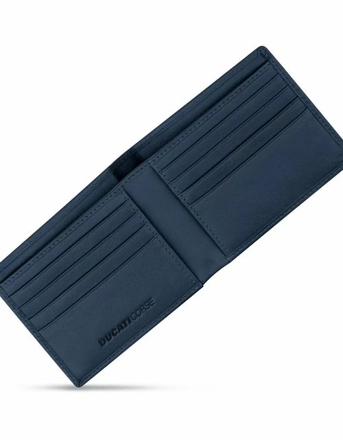 تحميل الصورة إلى عارض المعرض، Ducati NASTRO wallet for men 8cc blue leather
