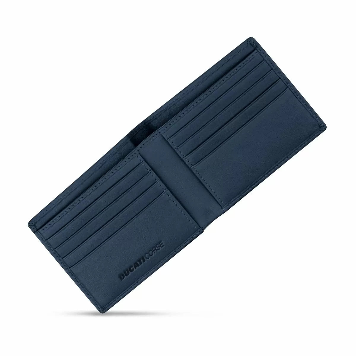 Ducati NASTRO wallet for men 8cc blue leather