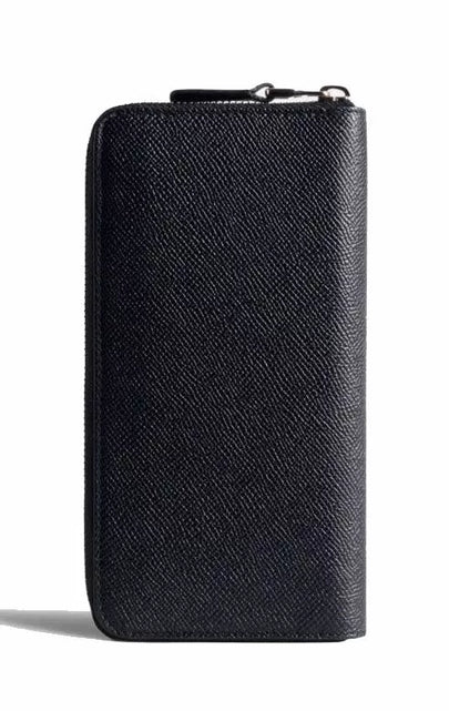 تحميل الصورة إلى عارض المعرض، Dunhill Cadogan Zip Coat Wallet 8cc Black
