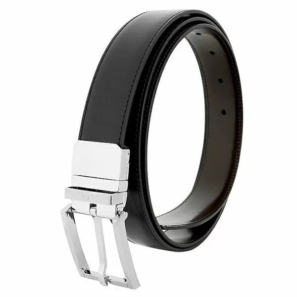 Dunhill belt reversible classic 30MM black / brown leather