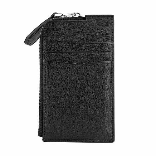 Load image into Gallery viewer, Dunhill Duke Fine Leather Zip Card Case, Black
