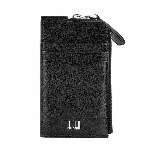 Load image into Gallery viewer, Dunhill Duke Fine Leather Zip Card Case, Black
