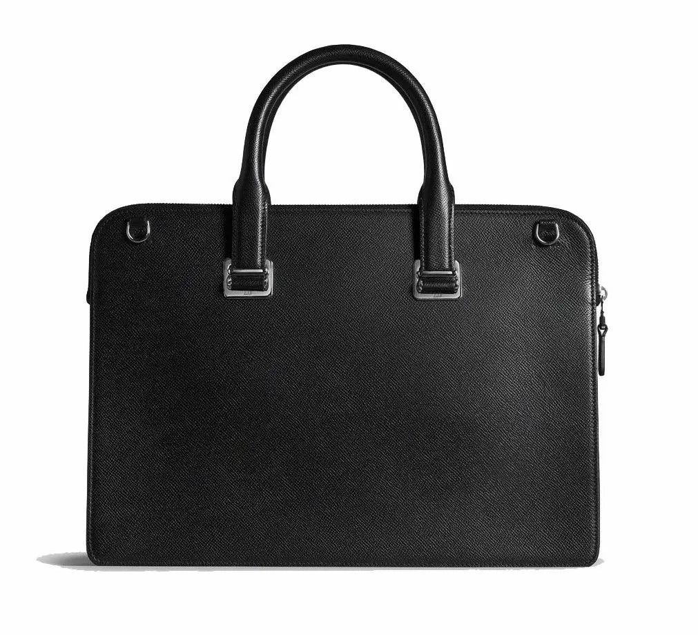 Dunhill Cadogan Single-Gusset Document Case Black