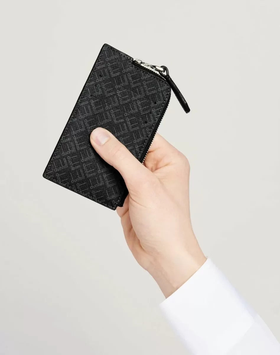 Dunhill Signature Zip Card Case