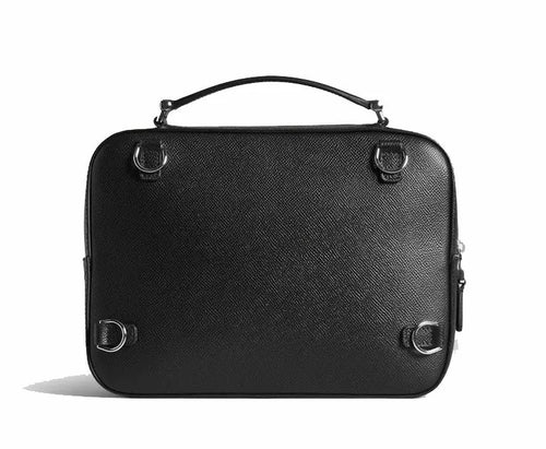 تحميل الصورة إلى عارض المعرض، Dunhill Cadogan Top Handle Bag Black
