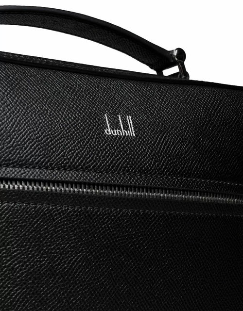 تحميل الصورة إلى عارض المعرض، Dunhill Cadogan Top Handle Bag Black
