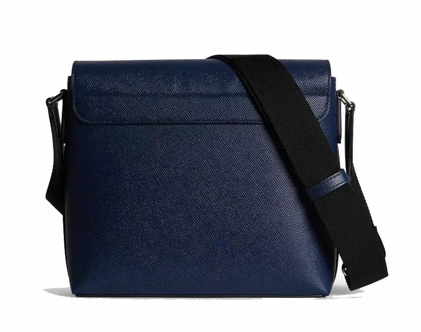 Dunhill Cadogan Small Flap Messenger Navy